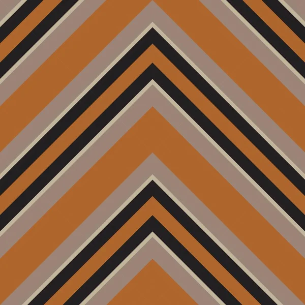 Orange Chevron Диагональ Полосатый Бесшовный Фон Узор Подходит Моды Текстиля — стоковый вектор