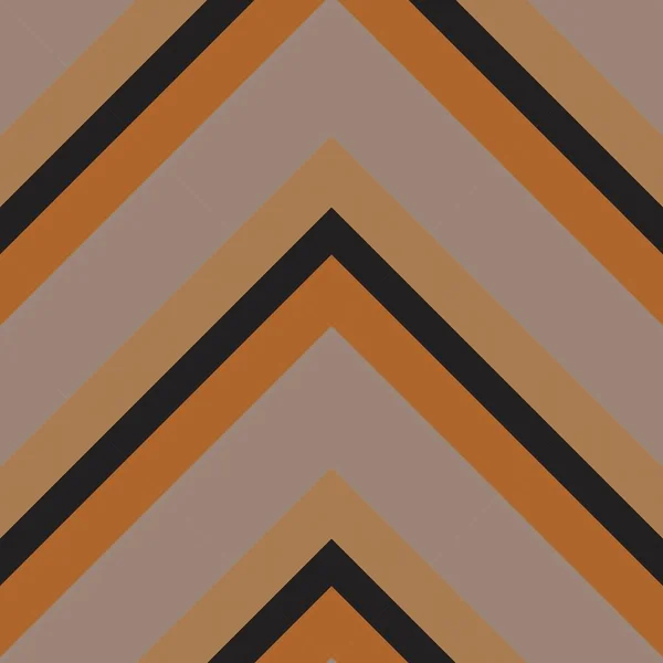 Orange Chevron Diagonal Striped Seamless Pattern Background Suitable Fashion Textiles — Stock Vector