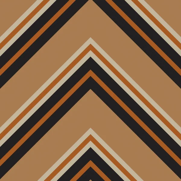 Orange Chevron Diagonal Striped Seamless Pattern Background Suitable Fashion Textiles — Stock Vector