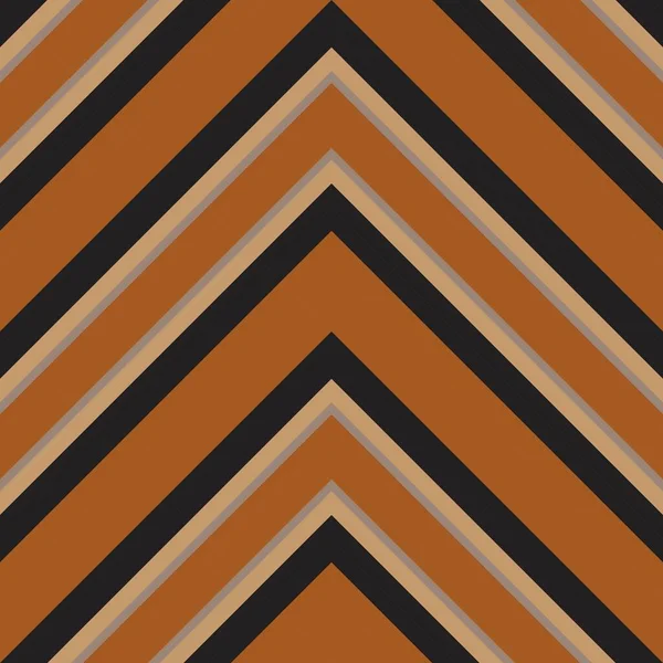 Orange Chevron Диагональ Полосатый Бесшовный Фон Узор Подходит Моды Текстиля — стоковый вектор