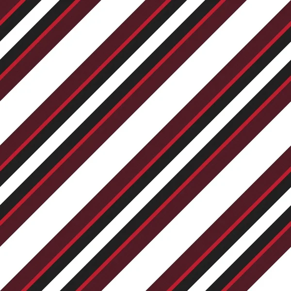 Roter Diagonal Gestreifter Nahtloser Musterhintergrund Für Modetextilien Grafiken — Stockvektor