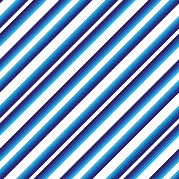 Blue Diagonal Striped Seamless Pattern Background Suitable Fashion Textiles Graphics — Stock Vector