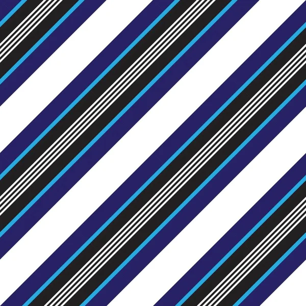 Blue Diagonal Striped Seamless Pattern Background Suitable Fashion Textiles Graphics — Stock Vector