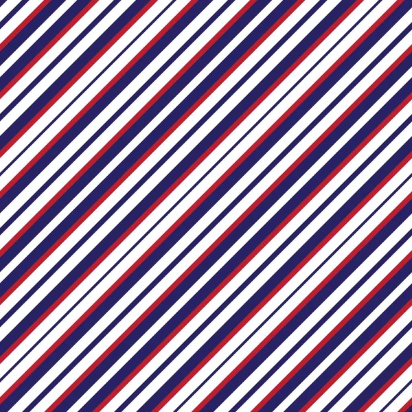 Red Blue Diagonal Striped Seamless Pattern Background Suitable Fashion Textiles — Stock Vector