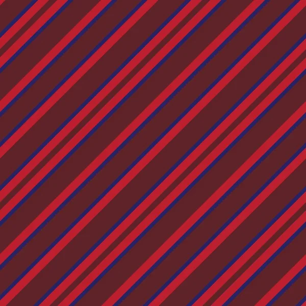 Red Blue Diagonal Striped Seamless Pattern Background Suitable Fashion Textiles — Stock Vector