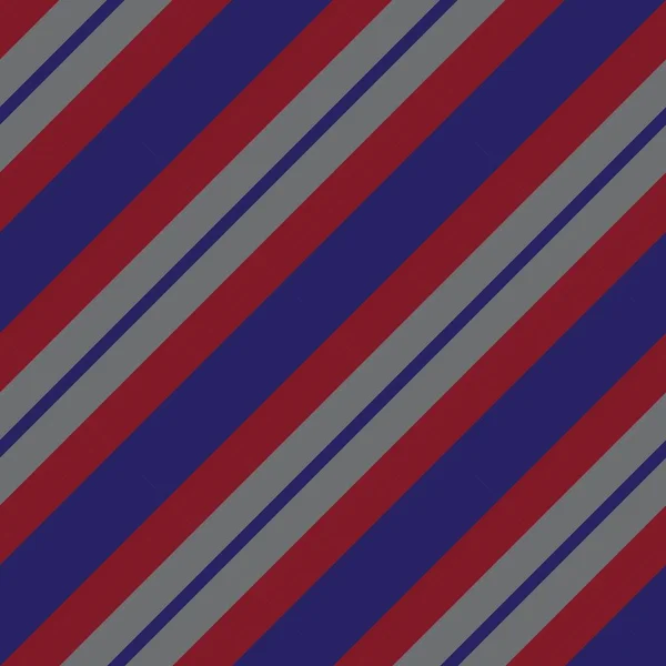 Fondo Patrón Inconsútil Rayado Diagonal Rojo Azul Adecuado Para Textiles — Vector de stock