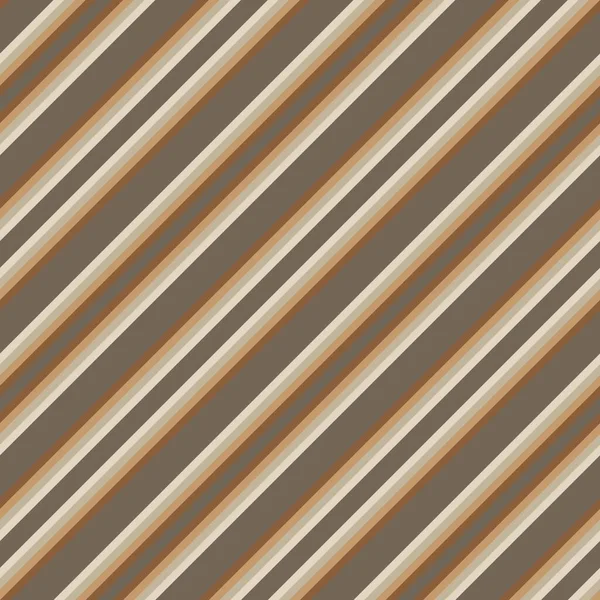 Brown Taupe Diagonale Righe Senza Cuciture Modello Sfondo Adatto Tessuti — Vettoriale Stock