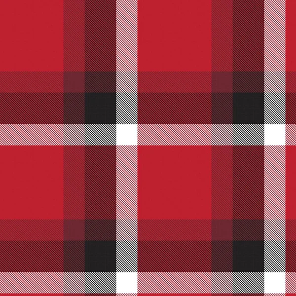 Red Ombre Plaid Texturované Bezešvé Vzor Vhodný Pro Módní Textil — Stockový vektor