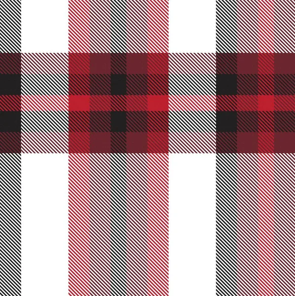 Red Ombre Plaid Texturiertes Nahtloses Muster Für Modetextilien Und Grafiken — Stockvektor