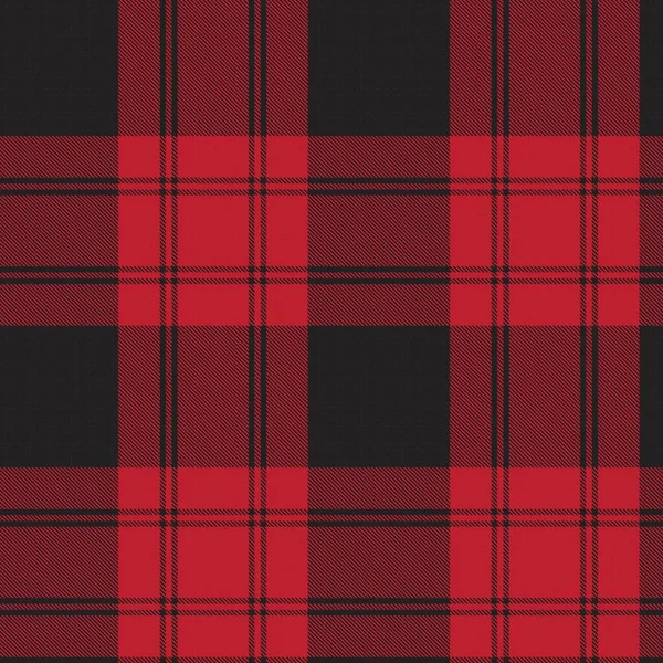 Red Ombre Plaid Текстурований Безшовний Візерунок Придатний Модного Текстилю Графіки — стоковий вектор