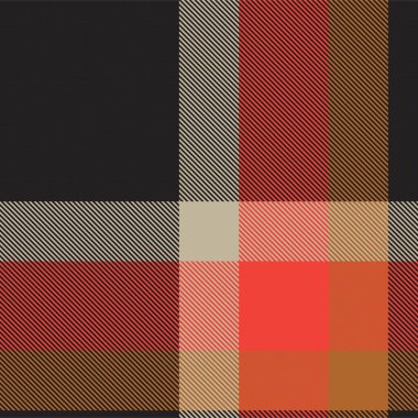 Moda tekstil ve grafikleri için uygun turuncu Ombre ekose desenli kusursuz desen