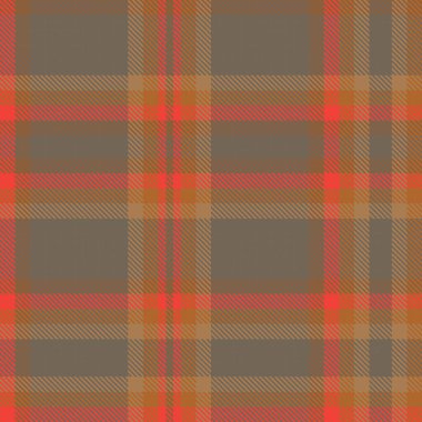 Moda tekstil ve grafikleri için uygun turuncu Ombre ekose desenli kusursuz desen