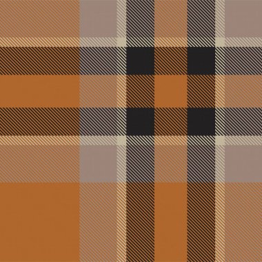 Moda tekstil ve grafikleri için uygun turuncu Ombre ekose desenli kusursuz desen