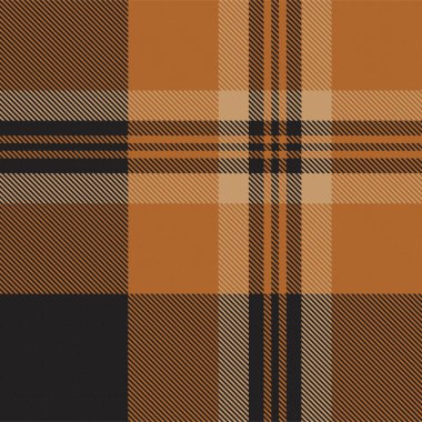 Moda tekstil ve grafikleri için uygun turuncu Ombre ekose desenli kusursuz desen