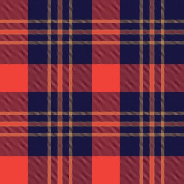 Moda tekstil ve grafikleri için uygun turuncu Ombre ekose desenli kusursuz desen