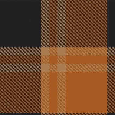 Moda tekstil ve grafikleri için uygun turuncu Ombre ekose desenli kusursuz desen