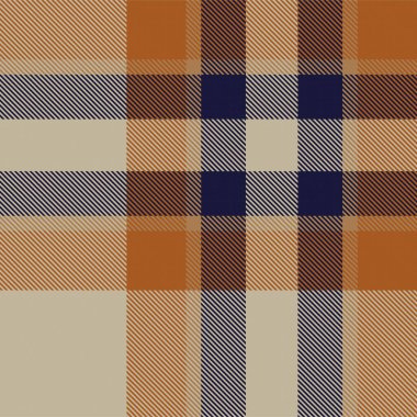 Moda tekstil ve grafikleri için uygun turuncu Ombre ekose desenli kusursuz desen