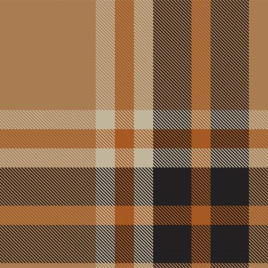 Moda tekstil ve grafikleri için uygun turuncu Ombre ekose desenli kusursuz desen