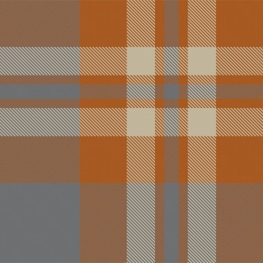 Moda tekstil ve grafikleri için uygun turuncu Ombre ekose desenli kusursuz desen