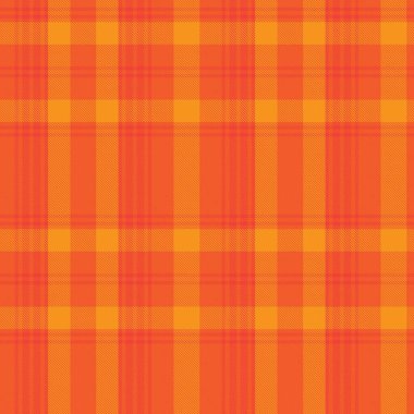 Moda tekstil ve grafikleri için uygun turuncu Ombre ekose desenli kusursuz desen