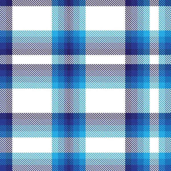 Blue Ombre Plaid Textured Seamless Pattern Suitable Fashion Textiles Graphics — Stock Vector