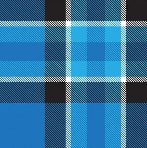 蓝色欧姆布格子结构无缝图案 适用于时尚纺织品和图形 — 图库矢量图片