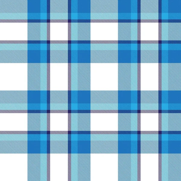 Blue Ombre Plaid Texture Modello Senza Cuciture Adatto Tessuti Moda — Vettoriale Stock