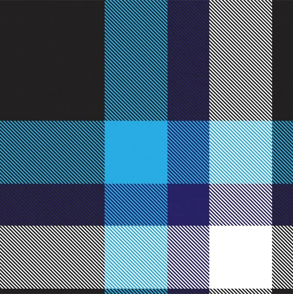 Bleu Ombre Plaid Motif Sans Couture Texturé Adapté Aux Textiles — Image vectorielle