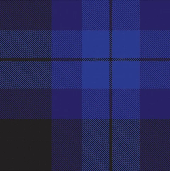 Blue Ombre Plaid Текстурований Безшовний Візерунок Придатний Модного Текстилю Графіки — стоковий вектор