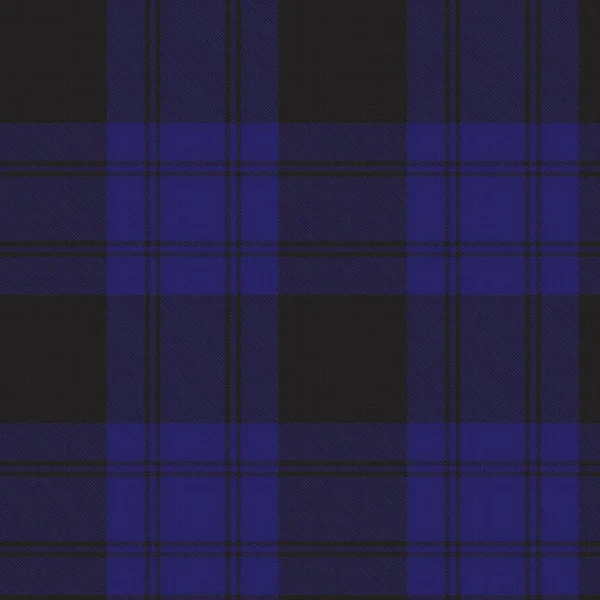 Blue Ombre Plaid Текстурований Безшовний Візерунок Придатний Модного Текстилю Графіки — стоковий вектор