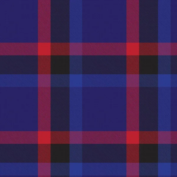 Rouge Marine Ombre Plaid Motif Sans Couture Texturé Adapté Aux — Image vectorielle