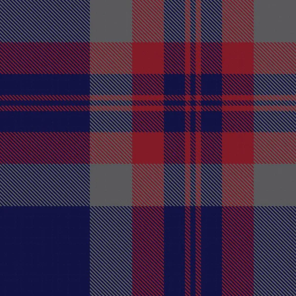 Rouge Marine Ombre Plaid Motif Sans Couture Texturé Adapté Aux — Image vectorielle