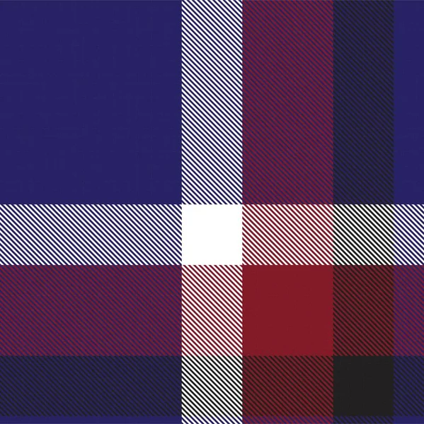 Rouge Marine Ombre Plaid Motif Sans Couture Texturé Adapté Aux — Image vectorielle