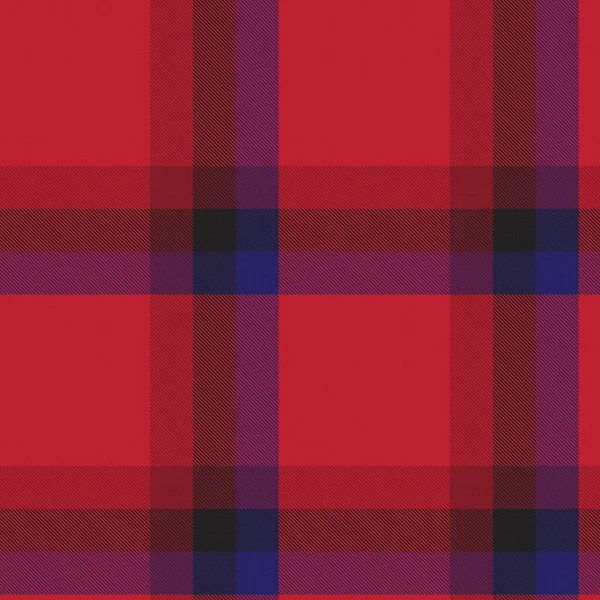 Red Navy Ombre Plaid Texturiertes Nahtloses Muster Für Modetextilien Und — Stockvektor