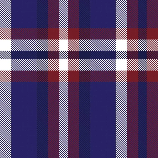 Red Navy Ombre Plaid Texturiertes Nahtloses Muster Für Modetextilien Und — Stockvektor