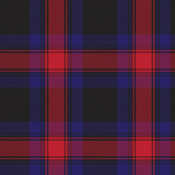 Red Navy Ombre Plaid Texturiertes Nahtloses Muster Für Modetextilien Und — Stockvektor