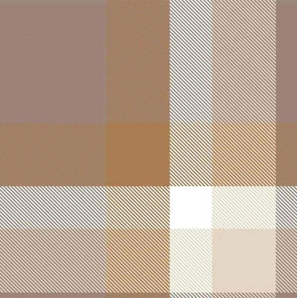 褐色欧姆布格子结构无缝图案 适用于时尚纺织品和图形 — 图库矢量图片