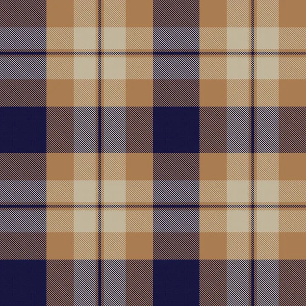 Brown Ombre Plaid Текстурований Безшовний Візерунок Придатний Модного Текстилю Графіки — стоковий вектор
