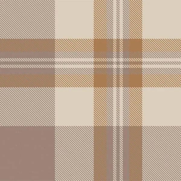 Hnědý Ombre Plaid Texturovaný Bezešvý Vzor Vhodný Pro Módní Textil — Stockový vektor