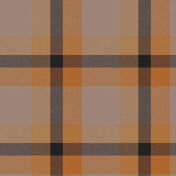 Orange Ombre Plaid Texturiertes Nahtloses Muster Für Modetextilien Und Grafiken — Stockvektor