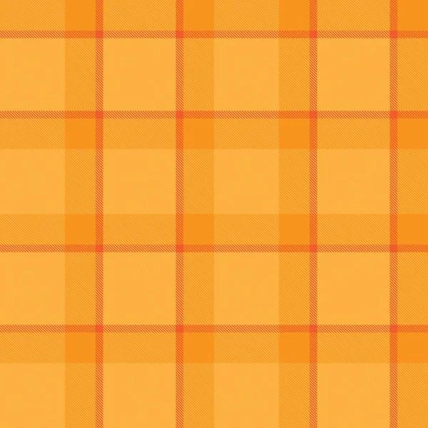 Orange Ombre Plaid Textured Seamless Pattern Suitable Fashion Textiles Graphics — Stock Vector