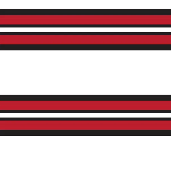 Red Horizontal Striped Seamless Pattern Background 그래픽 — 스톡 벡터