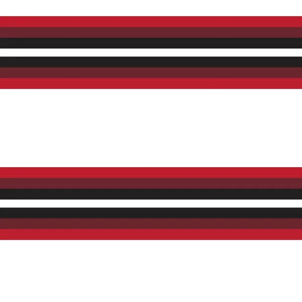 Red Horizontal Striped Seamless Pattern Background 그래픽 — 스톡 벡터