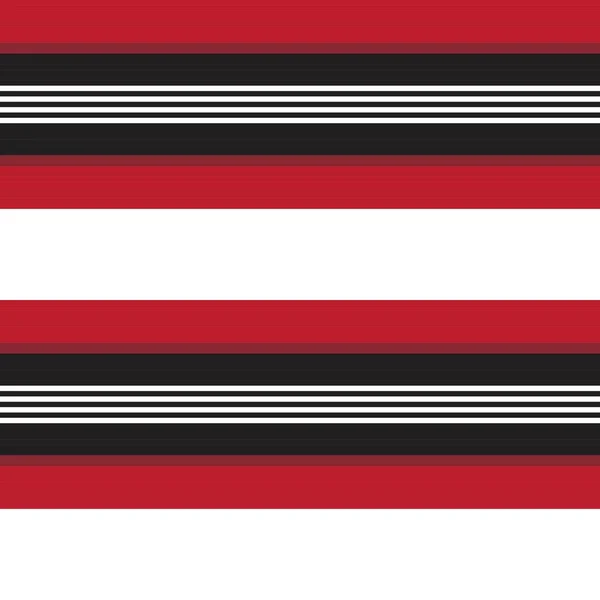 Red Horizontal Striped Seamless Pattern Background 그래픽 — 스톡 벡터