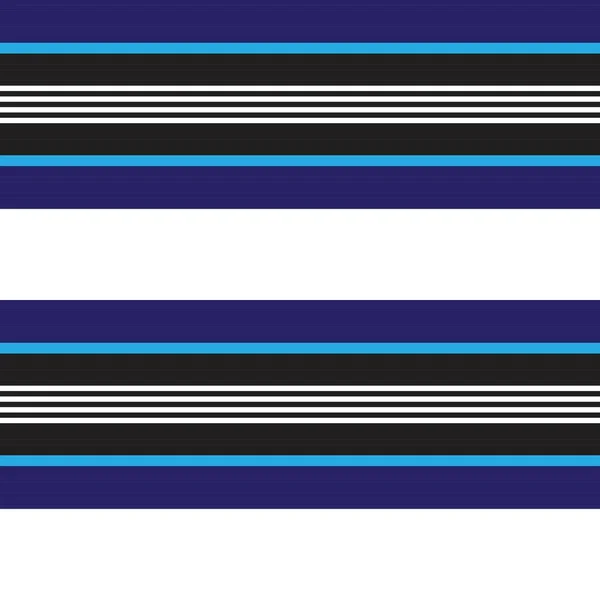 Fondo Patrón Inconsútil Rayado Horizontal Azul Adecuado Para Textiles Moda — Vector de stock