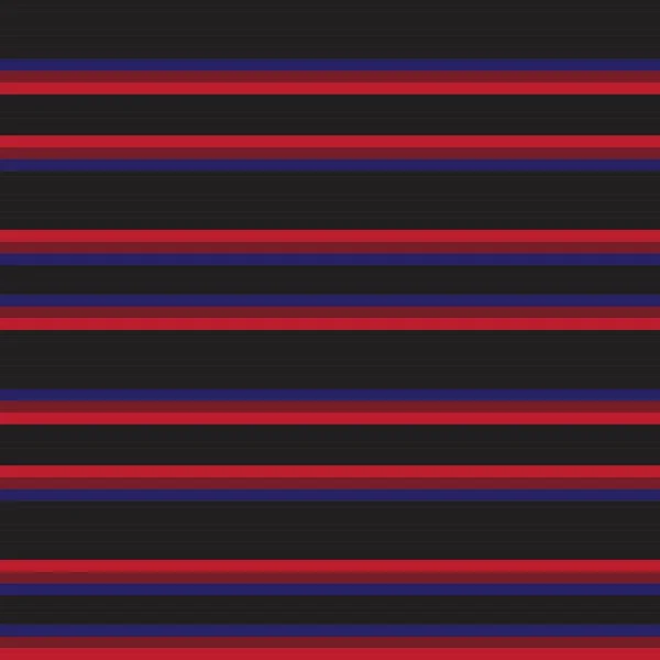Rood Blauw Horizontaal Gestreepte Naadloze Patroon Achtergrond Geschikt Voor Mode — Stockvector