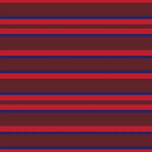 赤と青の水平ストライプのシームレスなパターンの背景に適したファッション繊維 グラフィック — ストックベクタ