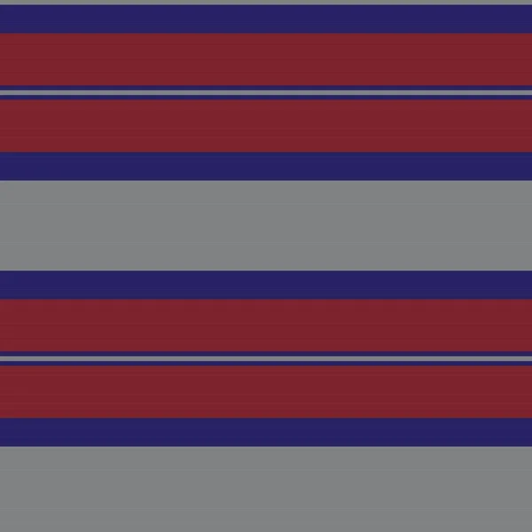 Rot Und Blau Horizontal Gestreifte Nahtlose Muster Hintergrund Geeignet Für — Stockvektor