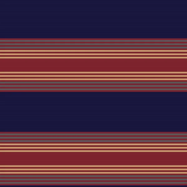 Red Blue Horizontal Striped Seamless Pattern Background 그래픽 — 스톡 벡터