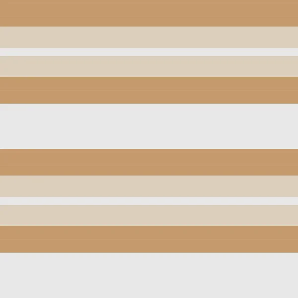 Коричнева Таупе Горизонтальний Смугастий Безшовний Візерунок Фон Підходить Модного Текстилю — стоковий вектор